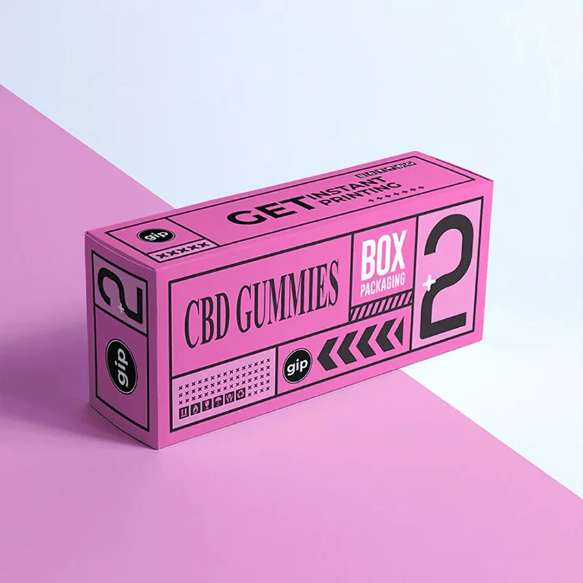 Custom CBD Gummies Boxes