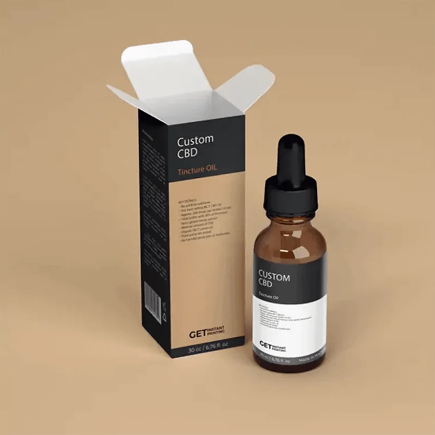 Custom CBD Tincture Oil Boxes